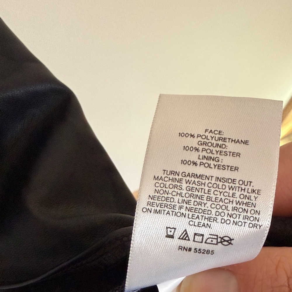 Express Faux Leather Body Contour Dress - Picture 7 of 10